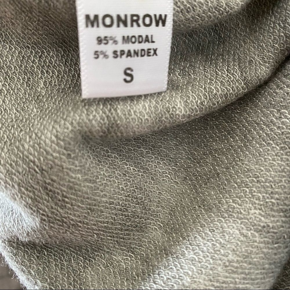 Revolve-Monrow Camo Raglan Sweatshirt (Small) - Picture 10 of 10